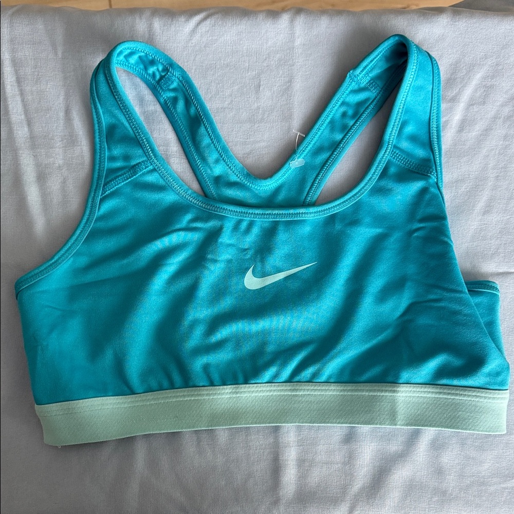 Nike Turquoise and Mint Sports Bra